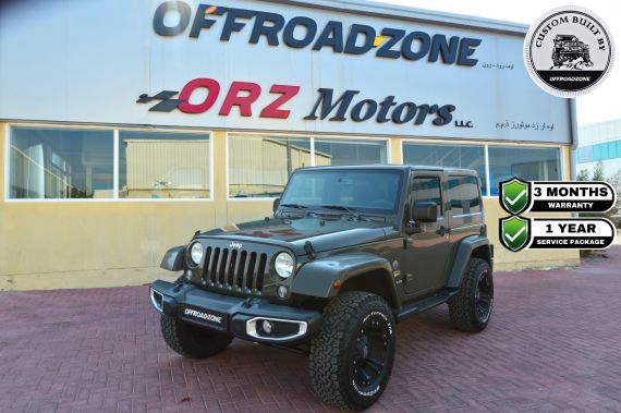 2015 JEEP WRANGLER 2DR SAHARA - GREEN
