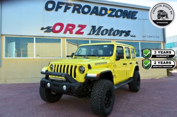 2023 Jeep Wrangler 4DR Sahara Plus - Yellow