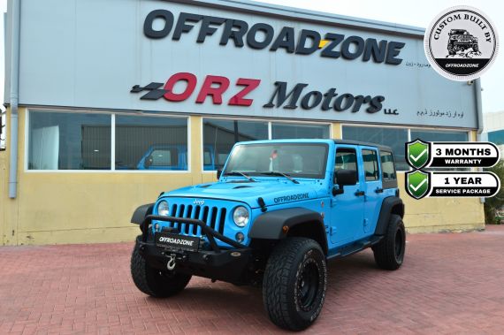 2018 JEEP WRANGLER 4DR SPORT in SMURF BLUE Color