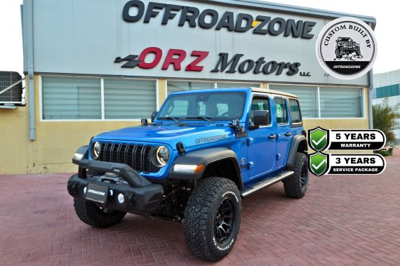 2024 Jeep Wrangler 4DR Sport Plus - Blue Modified