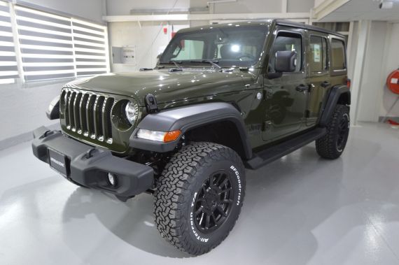 Brand New Sarge Green JLU Sport Plus GCC 0 km