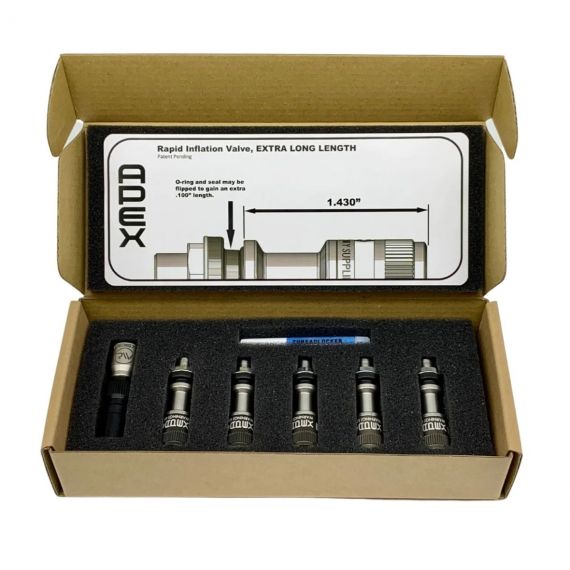 APEX Rapid Inflation Valve XL LENGTH SET OF 5 