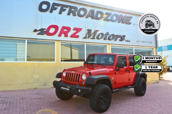 2015 JEEP WRANGLER 4DR SPORT - RED